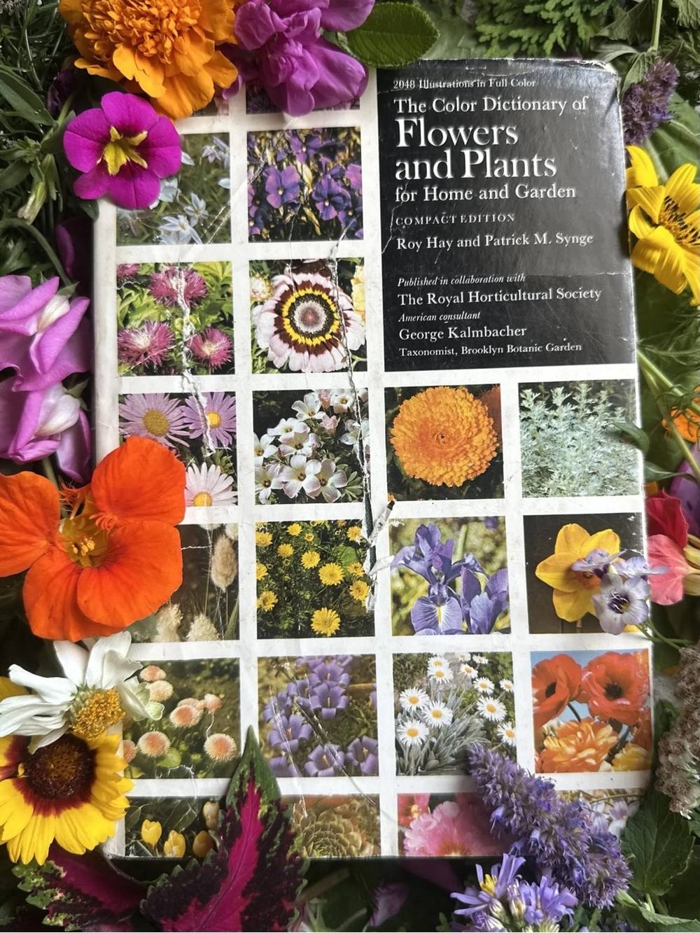 Color Dictionary of Flowers and Plants for Home and Garden Vintage Hardcover